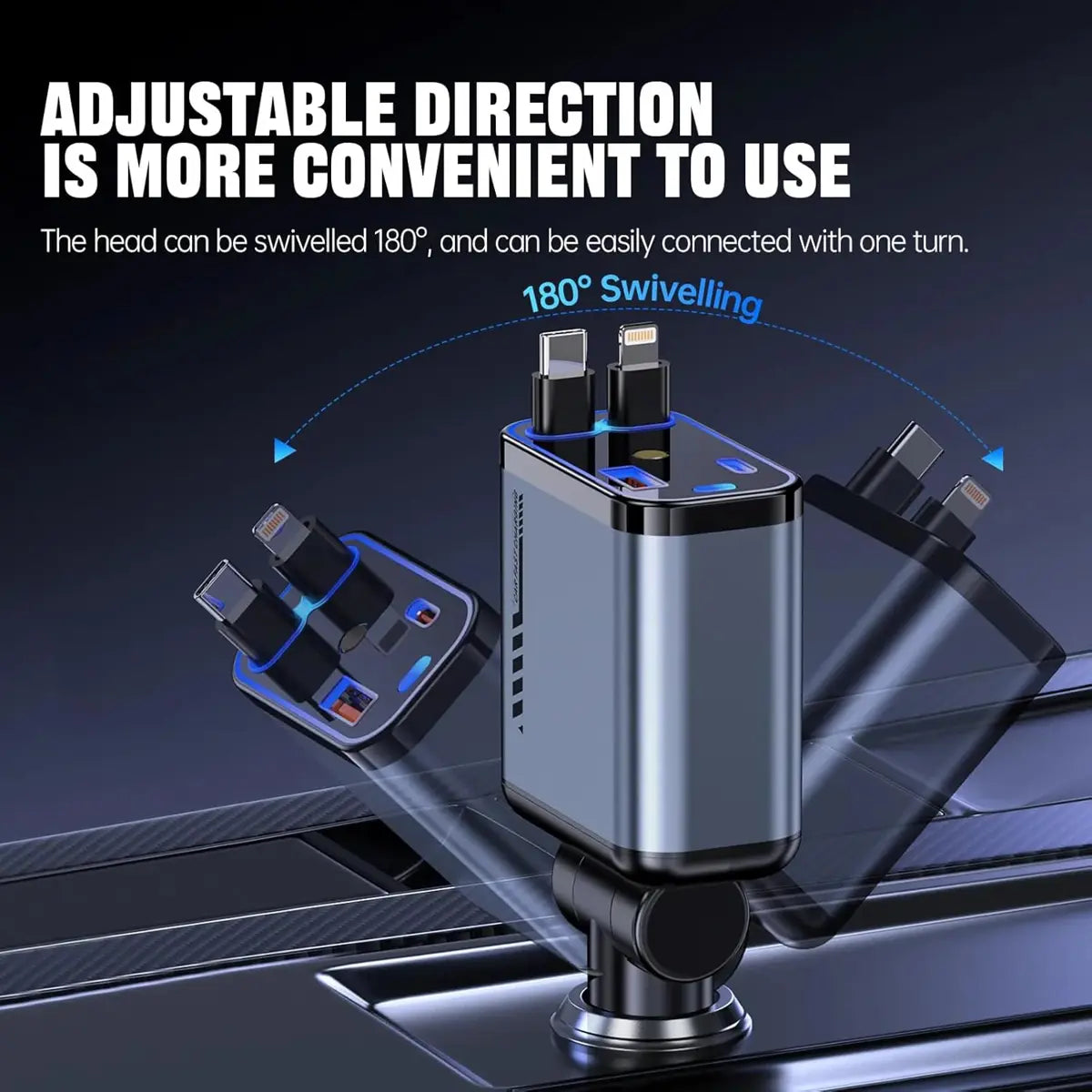 USB-C Auto Eject Charging Adapter
